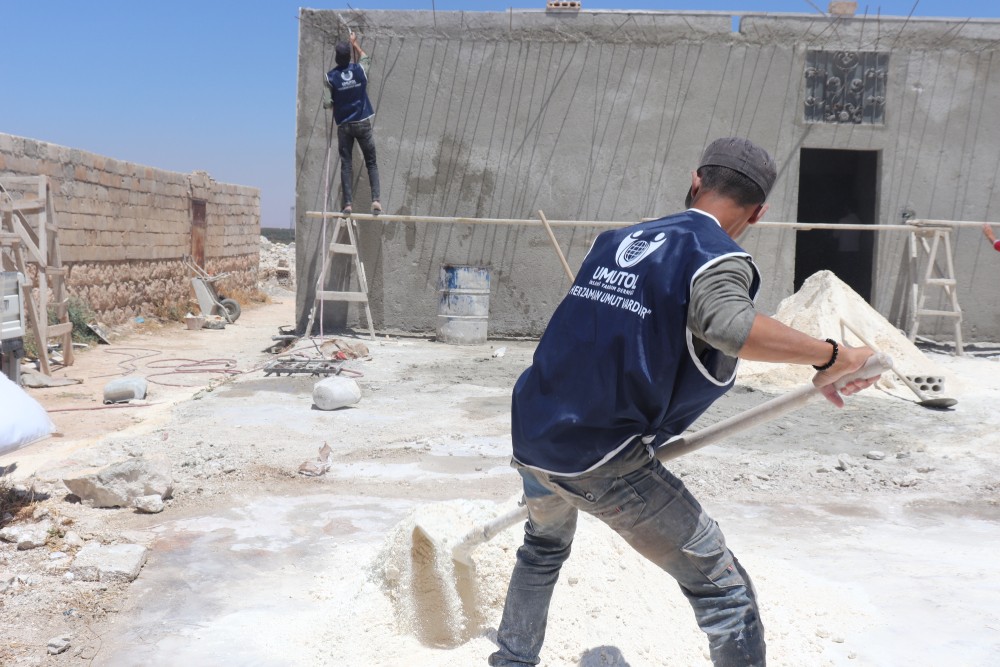 Umut Ol İnsani Yardım Derneği Suriye’de yeni bir proje başlattı